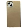 Dėklas Smart Magnet book Apple iPhone 15 6.1"aukso spalvos