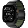 Nomad Stratos Band Juodas Titanium Forest Žalias FKM AW 45/46/49mm