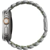 Nomad Stratos Band Natural Titanium Forest Žalias FKM AW 45/46/49mm