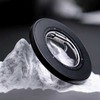 SODI dvipusis magnetinis Ring Stand BM-350 juodos spalvos MagSafe