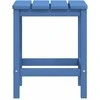 Sodo Adirondack staliukas, mėlynos spalvos, 38x38x46cm, HDPE