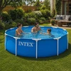 Sodo karkasinis apvalus baseinas 305×76 cm su siurbliu, INTEX 26702ND