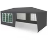 MultiGarden Komercinė sodo paviljono palapinė 3x6 m 6 sienų pilka