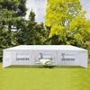 MultiGarden Balta sodo paviljono palapinė 3x9 m