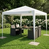 Saska Garden Baltas sodo paviljonas 3x3 m
