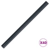 Sodo privatumo ekranai 2 pcs Tamsiai pilka 35 x 0,19 m PVC