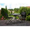 MultiGarden Grūdinto stiklo sodo stalas 60x60 cm