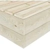 Sodo staliukai, 2vnt., 60x60x30cm, impregnuota eglės mediena