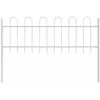 Sodo tvora 2 pcs Balta 3,4 x 0,6 m Miltelinis plienas