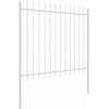 Sodo tvora 2 pcs Balta 3,4 x 1,5 m Miltelinis plienas