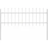 Sodo tvora 3 pcs Balta 5,1 x 0,6 m Miltelinis plienas