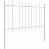 Sodo tvora 3 pcs Balta 5,1 x 1,2 m Miltelinis plienas
