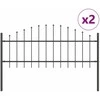 Sodo tvora Woerden 2 pcs Pilka