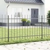 Sodo tvora WOERDEN 3 vnt. 5,1 x 0,8 m Miltelinis plienas Pilka