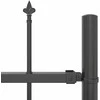 Sodo tvora WOERDEN 3 vnt. 5,1 x 1,5 m Miltelinis plienas Pilka