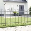 Sodo tvora 4 pcs Pilka 6,8 x 1 m Miltelinis plienas