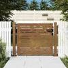 Sodo vartai, 100x100 cm, Corten plienas, kvadratinis dizainas