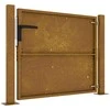 Sodo vartai, 105x80cm, corten plienas