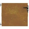Sodo vartai, 85x75 cm, Corten plienas