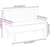 Sofa, audinys, 117x55,5x77cm, žalia