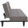 Sofa-lova su puodelių laikikliais, taupe spalvos, audinys 351868