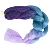 Sintetines plauku ombre melynos / fio kasytes w10342