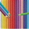 Spalvoti pieštukai Faber-Castell Grip, tribriauniai, 12 spalvų, metalinėje dėžutėje