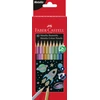 Spalvoti pieštukai Faber-Castell metalic 10 spalvų