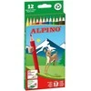ALPINO spalvoti pieštukai CLASSIC, 12 spalvų