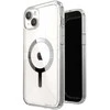 Speck Gemshell Grip + MagSafe - dėklas skirtas Apple iPhone 15 Plus / Apple iPhone 14 Plus Clear / Chrome Finish