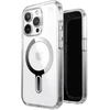 Dėklas Speck Presidio Perfect-Clear ClickLock & Magsafe do iPhone 15 Plus / iPhone 14 Plus (Clear / Chrome Finish / Serene Sidabrinis)