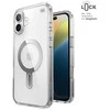 Speck Presidio Perfect-Clear ClickLock & MagSafe - dėklas skirtas Apple iPhone 16 Plus Clear / Chrome Finish / Serene Sidabrinis
