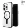 Speck Presidio Perfect-Clear ClickLock & Magsafe - dėklas skirtas Apple iPhone 15 Pro Clear / Frosted Juodas / Slate Pilkas