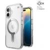 Dėklas Speck Presidio Perfect-Clear ClickLock & MagSafe do iPhone 16 permatomas