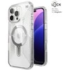 Speck Presidio Perfect-Clear Grip ClickLock & MagSafe - dėklas skirtas Apple iPhone 16 Pro Max Clear / Chrome Finish / Serene Sidabrinis
