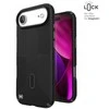 Speck Presidio2 Grip ClickLock & MagSafe - dėklas Apple iPhone Air Juodas / Slate Pilkas / Baltas