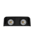 Sieninis šviestuvas Spectrum Sieninis lauko šviestuvas 4W, LED, CCT, 400lm, IP54, juodas
