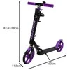 Spidoo scooter violetinė Kruzzel 25630