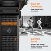 Spigen AthLex Air Garmin QuickFit 22 mm aktyvus juodos spalvos/oranžinės spalvos
