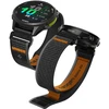 Spigen AthLex Air Garmin QuickFit 22 mm aktyvus juodos spalvos/oranžinės spalvos