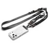 Spigen DA30M Universal Lanyard Strap Crossbody juodos spalvos