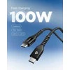 Spigen EB10010CCA Essential USB-C / USB-C 100W 100CM Cable - Juodas