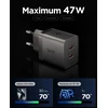 Spigen EE472EU-GAN ESSENTIAL 2 PRIEVADŲ TINKLO ĮKROVIKLIS 47W GUNMETAL