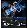 SPIGEN EF223MS ESSENTIAL 3-in-1 sukamasis magnetinis „MagSafe“ belaidis įkroviklis 15W QI2 juodas