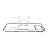 Spigen Liquid Crystal MagSafe dėklas skirtas Apple iPhone 17 Air – skaidrus and baltos spalvos