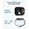 SPIGEN LITE FIT PRO IR GRŪDINTAS STIKLAS APPLE WATCH ULTRA 1 / 2 / 3 (49 MM) MATINĖ JUODA