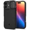 Spigen Optik Armor Mag MagSafe dėklas Apple iPhone 17 juodos spalvos