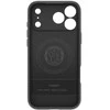 Spigen Parallax „S” MagSafe dėklas skirtas Apple iPhone 17Pro – matinis juodos spalvos