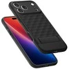 Spigen Parallax „S” MagSafe dėklas skirtas Apple iPhone 17Pro – matinis juodos spalvos