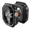 SPIGEN RUGGED ARMOR IR GRŪDINTO STIKLO APSAUGINIS STIKLAS APPLE WATCH ULTRA 1 / 2 / 3 (49 MM) MATINĖ JUODA